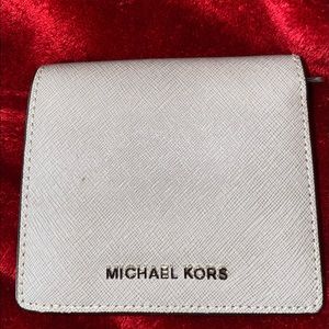 Michael Kors Grey Dillion Saffiano Wallet